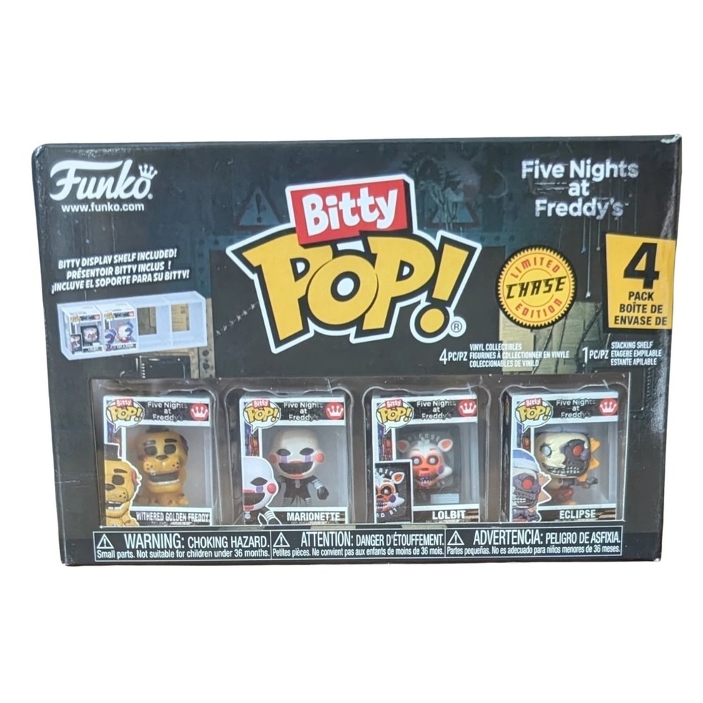 Funko Bitty Pop FNAF Five Nights at Freddy's 4 Pack Mini Vinyl Figures Set